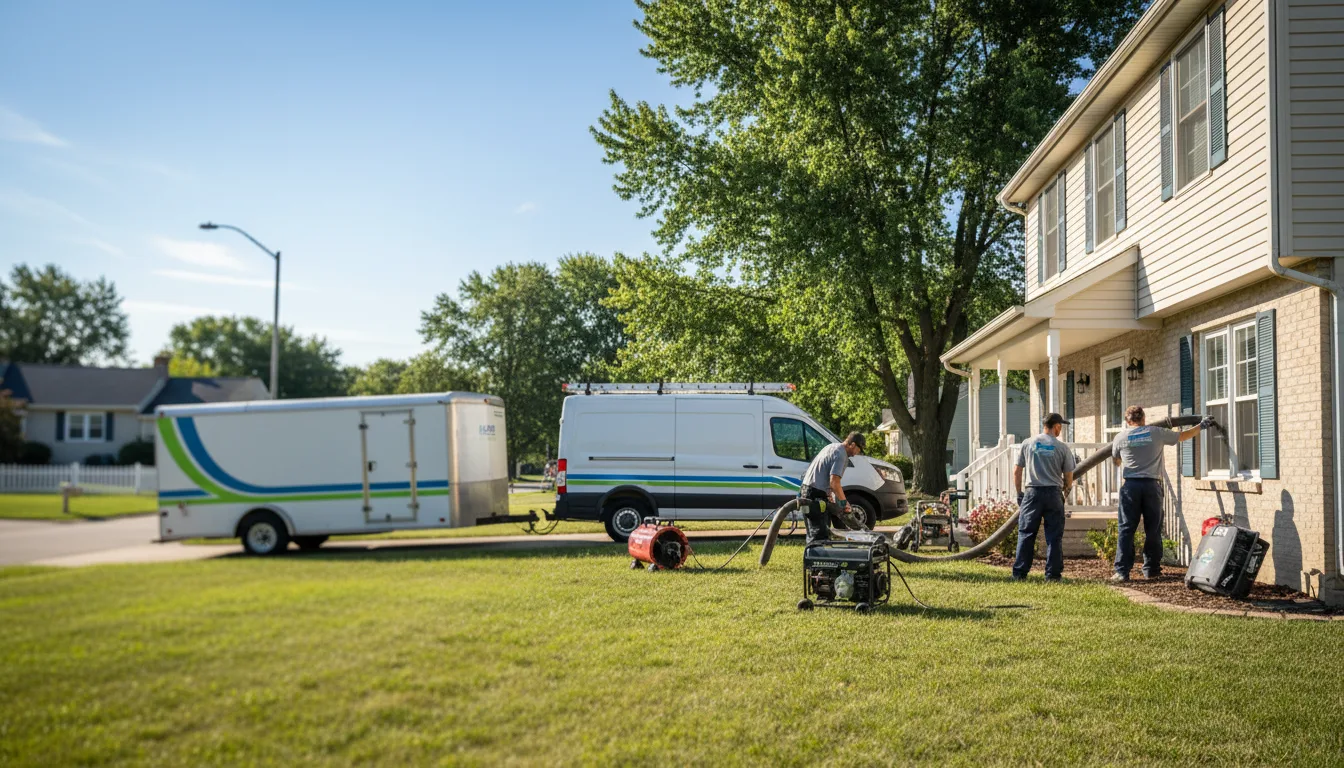 Flooded Basement Restoration And Cleanup With Repair in Milo, IA near me